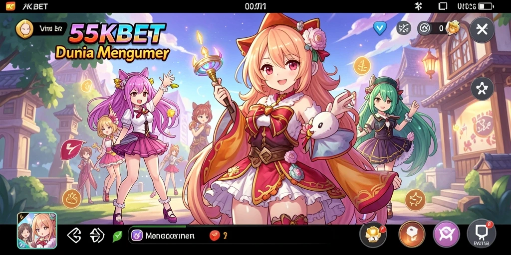 Tampilan gameplay 55KBET yang luar biasa di dunia anime.