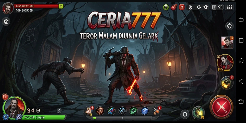 Screenshot CERIA777 menampilkan suasana Horror yang mencekam dengan visual yang sangat menakutkan.
