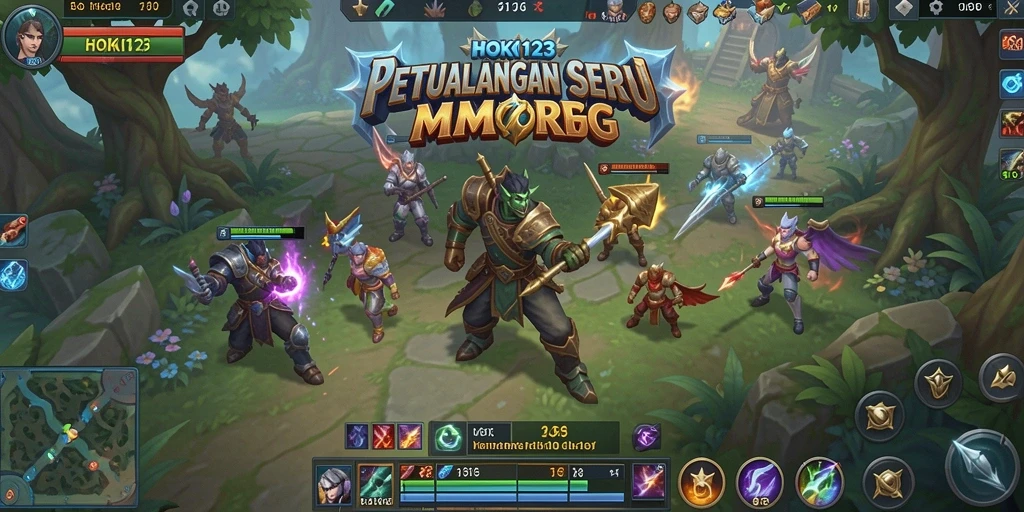 Screenshot HOKI123 menampilkan momen epic dalam petualangan MMORPG.