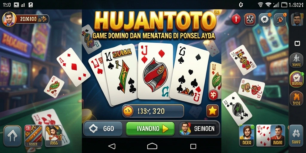 Gameplay seru dan menarik dalam HUJANTOTO, nikmati pengalaman domino terbaik.