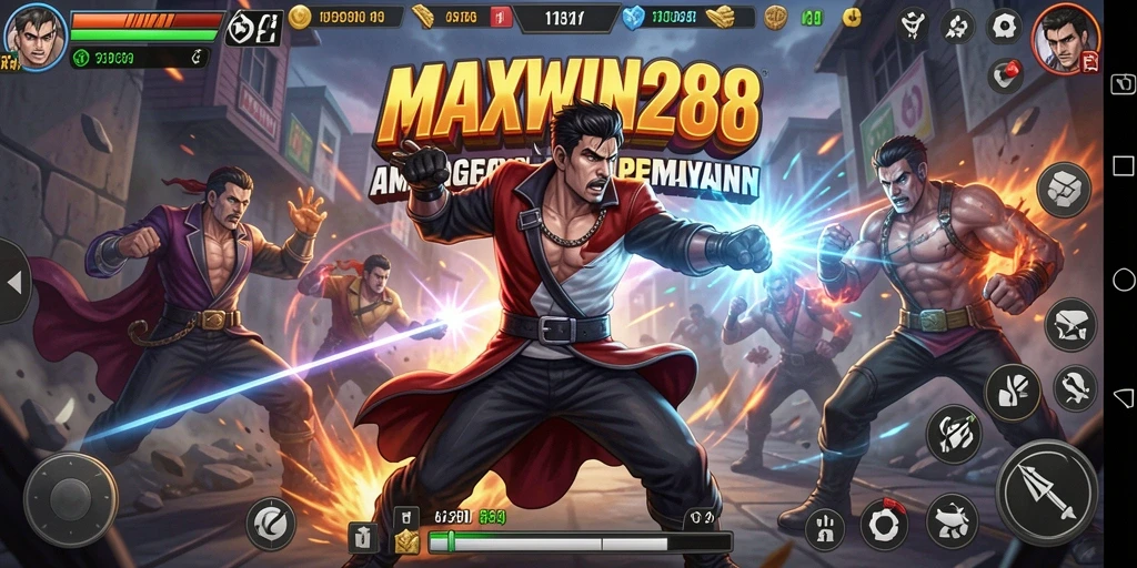 Tampilan gameplay seru dari MAXWIN288 dengan aksi mendebarkan.
