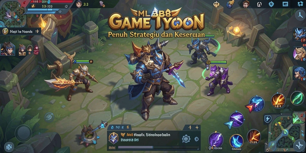 Tampilan menarik dari gameplay Tycoon MLBB8.